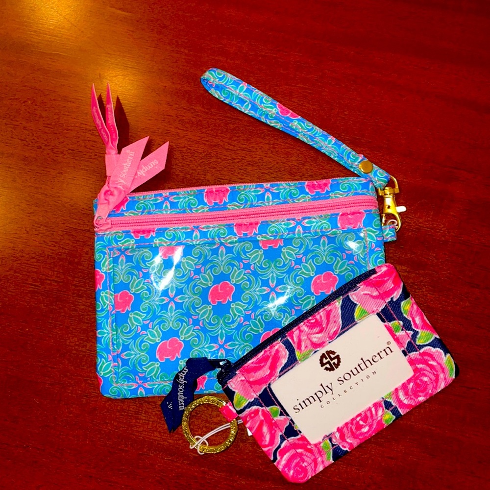 One Simply Southern I.D change purse, One Wristlet